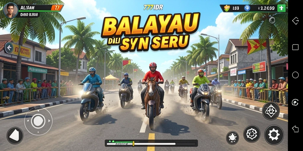 Gameplay balapan yang mendebarkan di 777IDR.