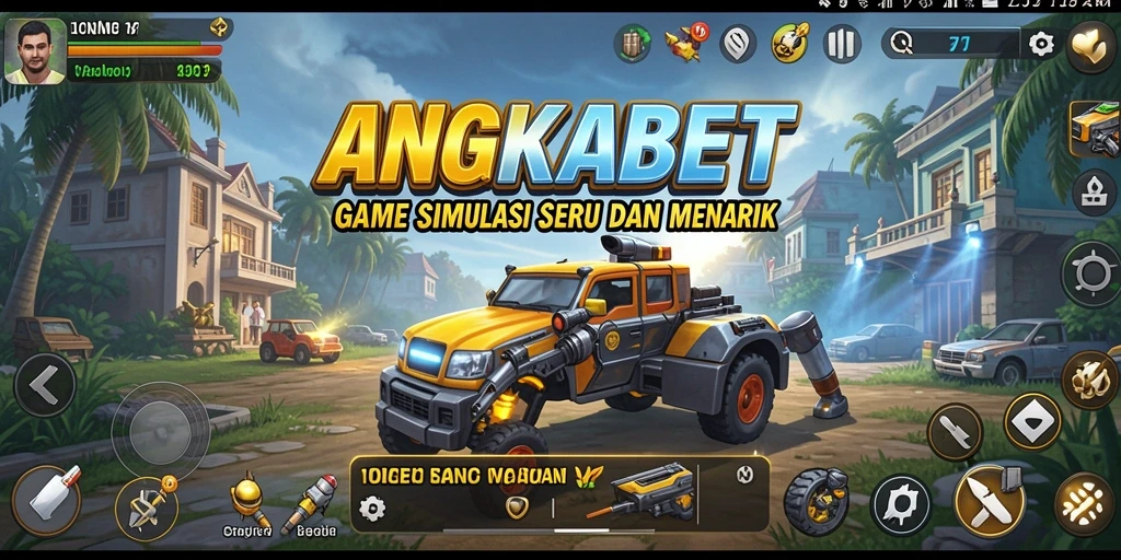 Tampilan gameplay menarik dari ANGKABET menunjukkan serunya simulasi.