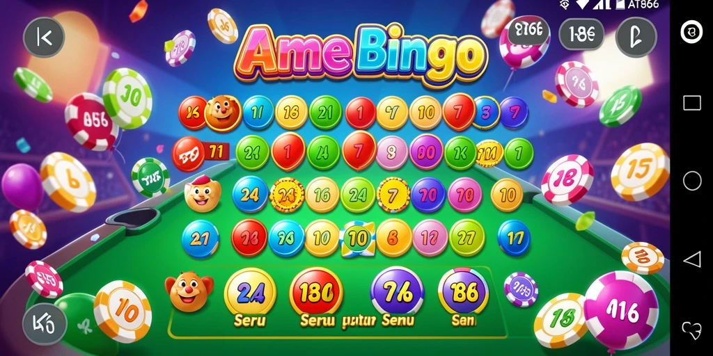 Screenshot gameplay AT866 menunjukkan suasana seru bermain Bingo.