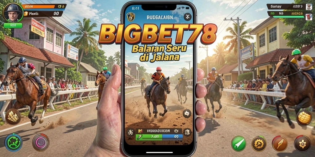 Tampilan aksi balapan mendebarkan di BIGBET78.