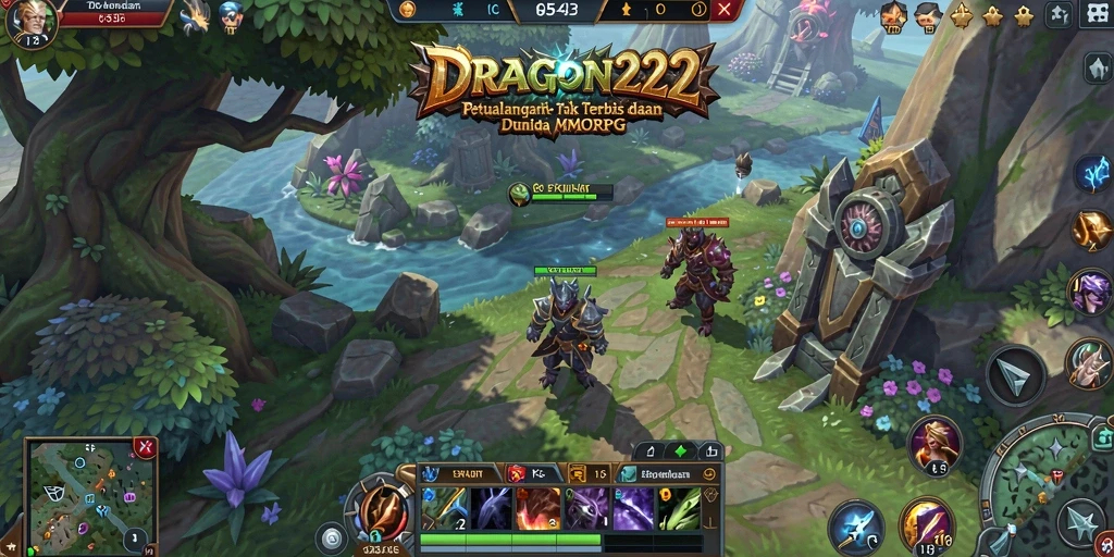 Tangkapan layar utama gameplay DRAGON222 menunjukkan aksi petualangan menarik.