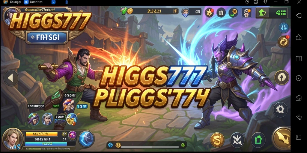 Tampilan gameplay menarik dari HIGGS777 dengan strategi SLG.