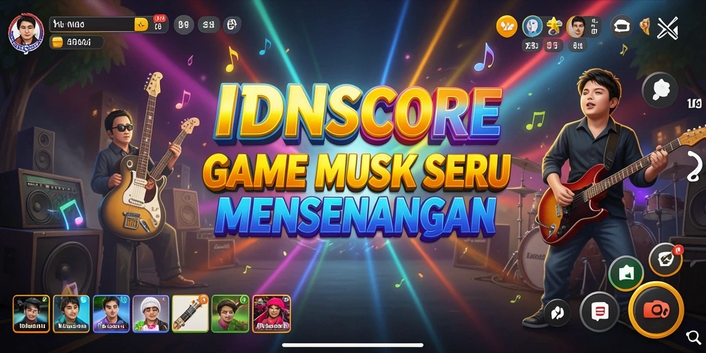 Tampilan gameplay IDNSCORE yang menyenangkan dan interaktif.