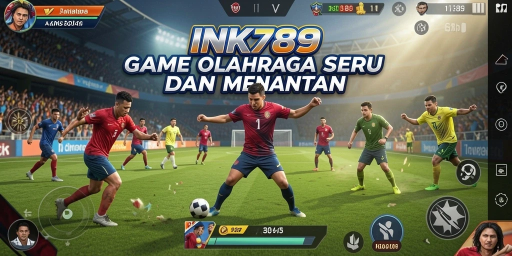 Tampilan gameplay INK789 yang memikat dan penuh aksi olahraga.