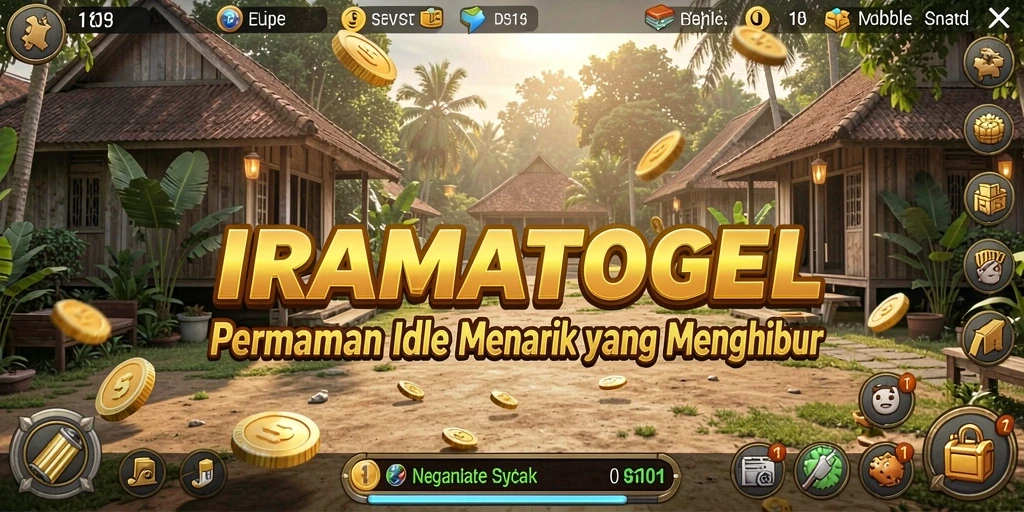Tampilan gameplay <strong>IRAMATOGEL</strong> yang menarik dengan elemen Idle yang menawan.