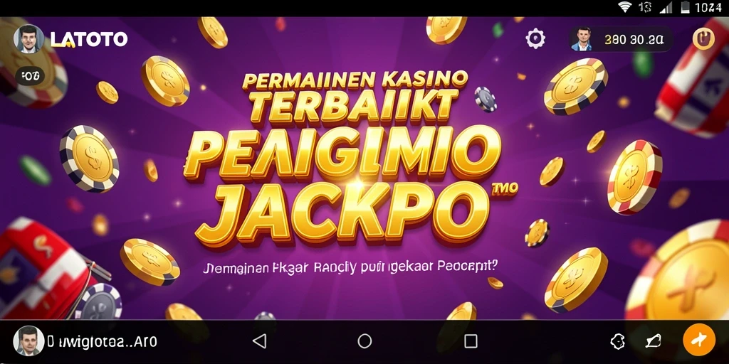 Tampilan gameplay LATOTO yang mengasyikkan dan menarik untuk kasino.