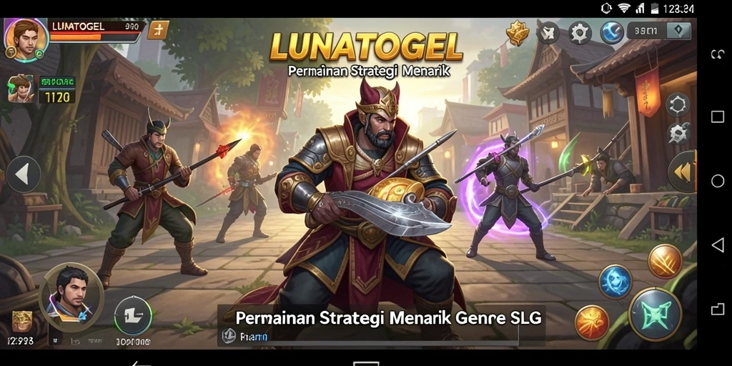 Tampilan gameplay menarik LUNATOGEL dengan strategi yang mendebarkan.