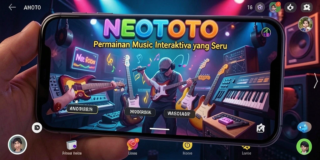 Tampilan gameplay NEOTOTO yang seru dan interaktif.