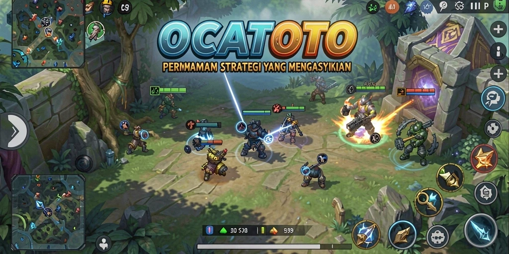 Tangkapan layar gameplay OCATOTO yang menarik dan penuh aksi.