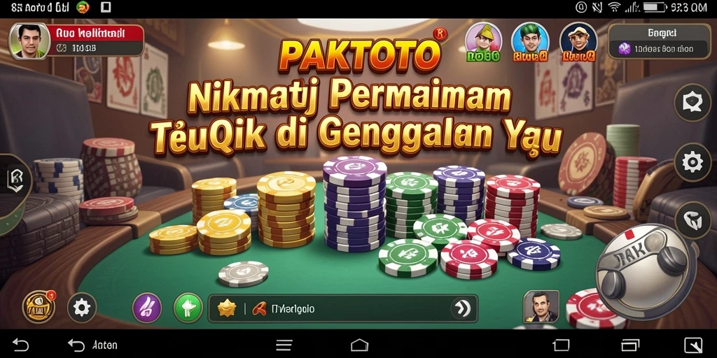 Tampilan menarik dari gameplay PAKTOTO QiuQiu.