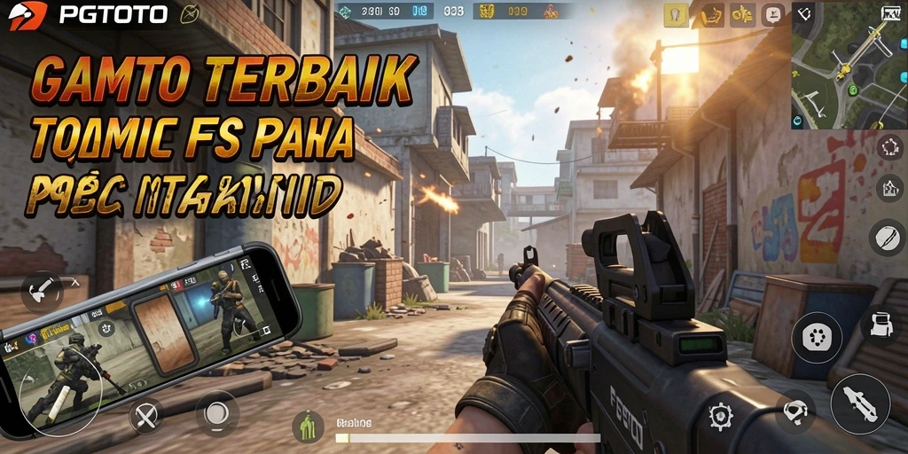 Tangkapan layar PGTOTO menunjukkan aksi mendebarkan dalam pertempuran FPS.