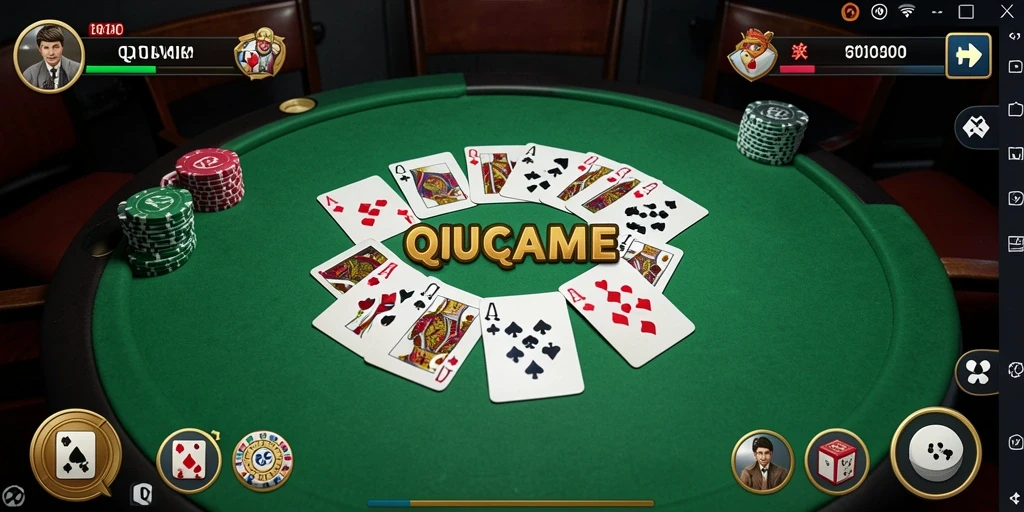 Tampilan gameplay QTGAME yang seru dan menarik.