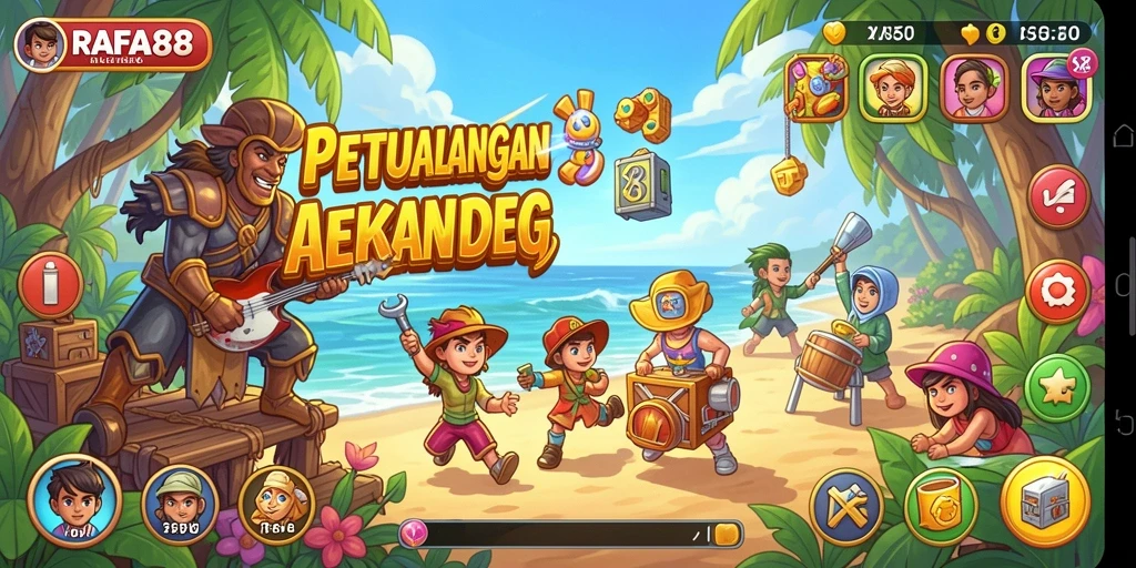 Screenshot tampilan gameplay RAFA88 yang penuh aksi.