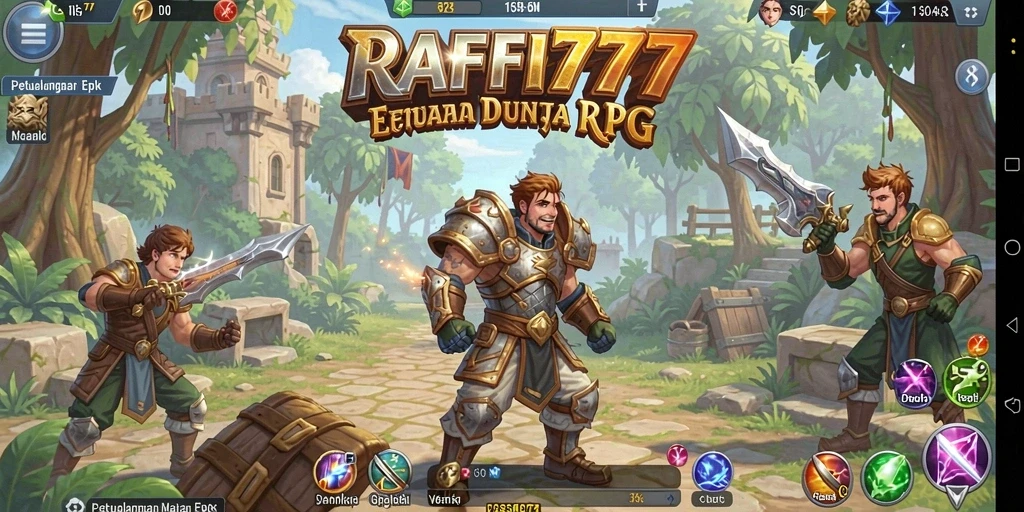 Tampilan gameplay seru dan mendebarkan di RAFFI777.