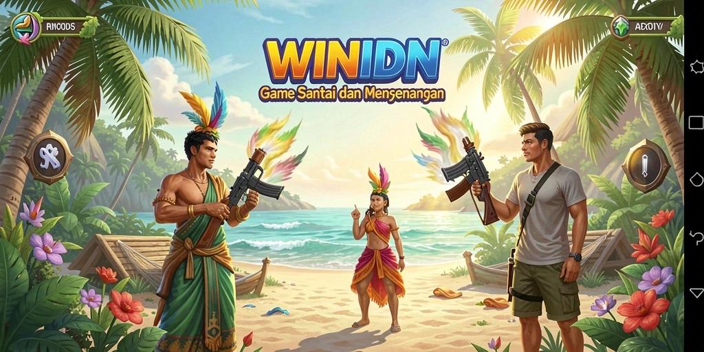 Tampilan gameplay seru dan penuh warna dari WINIDN.