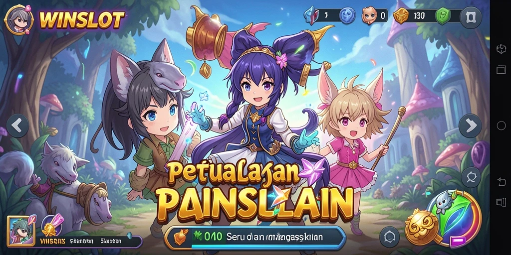 Tampilan gameplay <strong>WINSLOT</strong> yang menarik dan penuh warna.