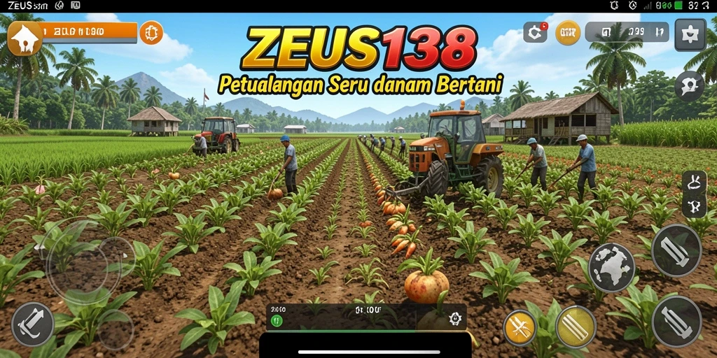 Gameplay seru saat bertani dalam ZEUS138 dengan grafis memukau.